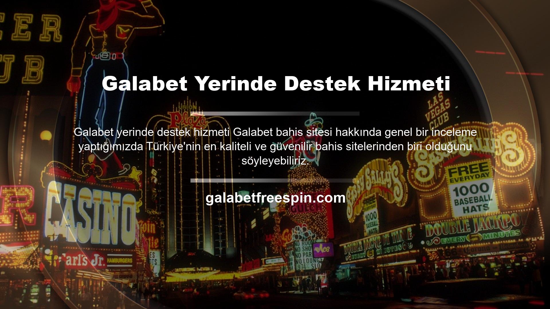 Galabet, müşteri hizmetleri, Galabet yerinde desteği, yüksek kaliteli tasarımı, kullanım kolaylığı ve pratikliği ve en önemlisi güvenlik açısından Türkiye'de en üst seviyede olup, farklı türdeki bahis meraklılarına hitap etmektedir